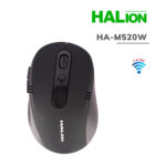 MOUSE HALION HA-M520W NEGRO WIRELESS RECARGABLE