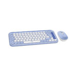 TECLADO LOGITECH + MOUSE POP ICON BLUETOOTH/WIRELESS SP / COPILOT/ LILAC (920-013054)