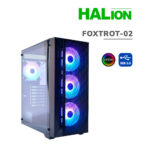 CASE GAMER HALION FOXTROT-02 ( FOXTROT 02 ) S/FUENTE | 4 LED-ARGB
