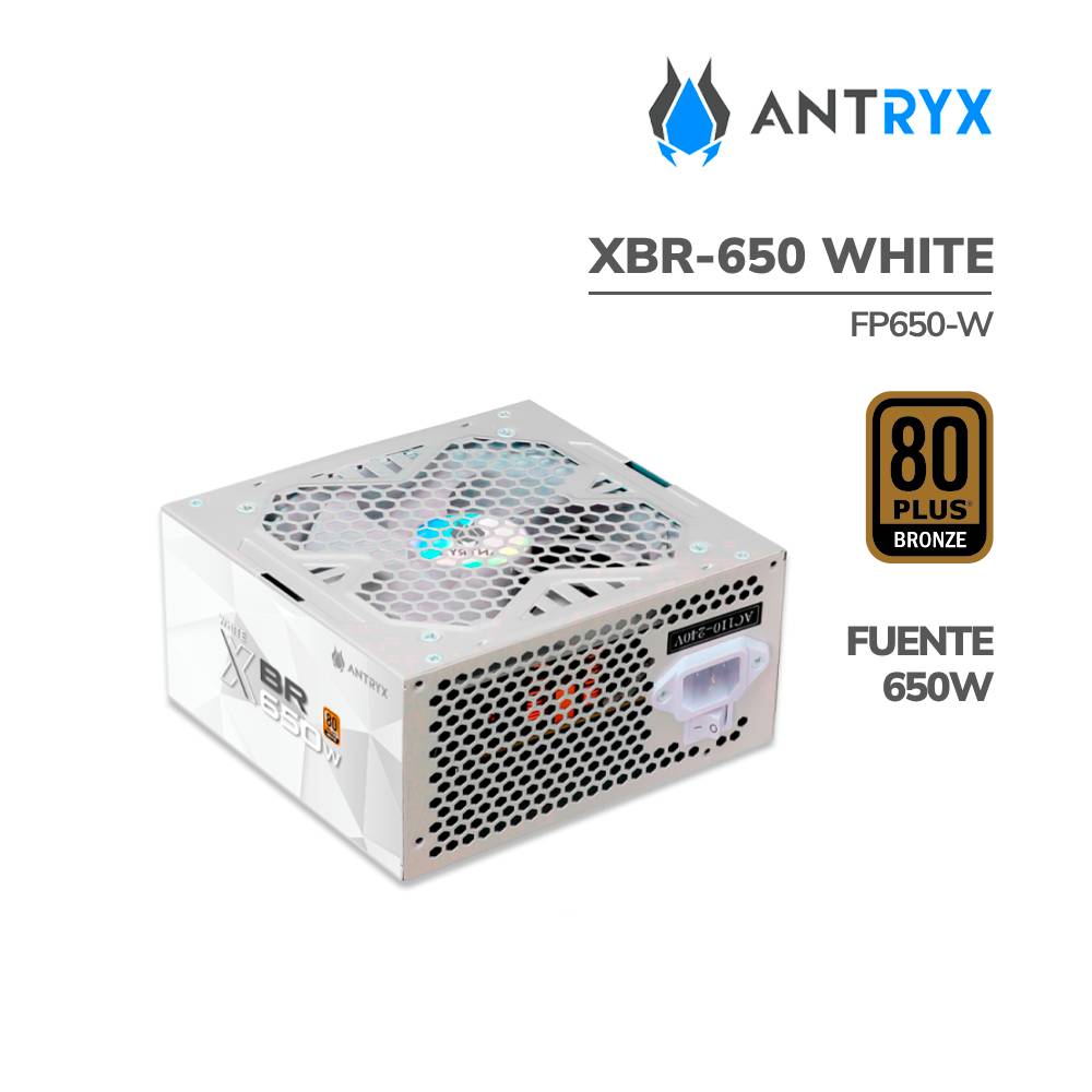 fuente-de-poder-antryx-xbr-650-white-650w-80plus-bronze-fp650-w fuente-de-poder-antryx-xbr-650-white-650w-80plus-bronze-fp650-w