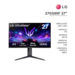 MONITOR GAMER LG 27" ( 27GS65F ) PANEL IPS | 180HZ - 1MS | HDMI - DP