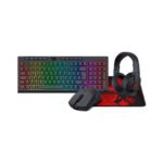 KIT REDRAGON 4 EN 1 ( S147-SP ) TECLADO K515 + MOUSE M724 + AURICULAR H211 + PAD MOUSE P016