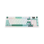 TECLADO GAMER REDRAGON GALATIN PRO ( K719WG-RGB-PRO ) WIRELESS - BT - USB-C | SWITCH MINT MAMBO | WHITE/GREEN | LED-RGB