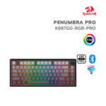 TECLADO GAMER REDRAGON PENUMBRA PRO (K687GG-RGB-PRO) WIRELESS- BT- USB-C| SWITCH LION L|ALUMINIO/BLACK| LED RGB