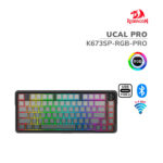 TECLADO GAMER REDRAGON UCAL PRO (K673SP-RGB-PRO) WIRELESS-BT-USB C | INGLES | RGB | SWITCH MINT MAMBO