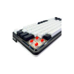 TECLADO GAMER REDRAGON UCAL PRO ( K673WB-RGB-PRO ) WIRELESS - BT - USB-C | SWITCH RED | WHITE/BLACK | LED-RGB