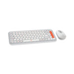 TECLADO LOGITECH + MOUSE POP ICON BLUETOOTH/WIRELESS SP / COPILOT/ WHITE (920-013055)