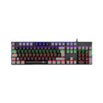TECLADO T-DAGGER NAXOS BLACK/GREY ( T-TGK310BG SP ) GAMING SWHITCH RED | RETROILUMINACION RAINBOW