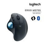 Mouse Logitech Ergo M575S Trackball Silent Wireless Bolt/Bluetooth USB-A Black