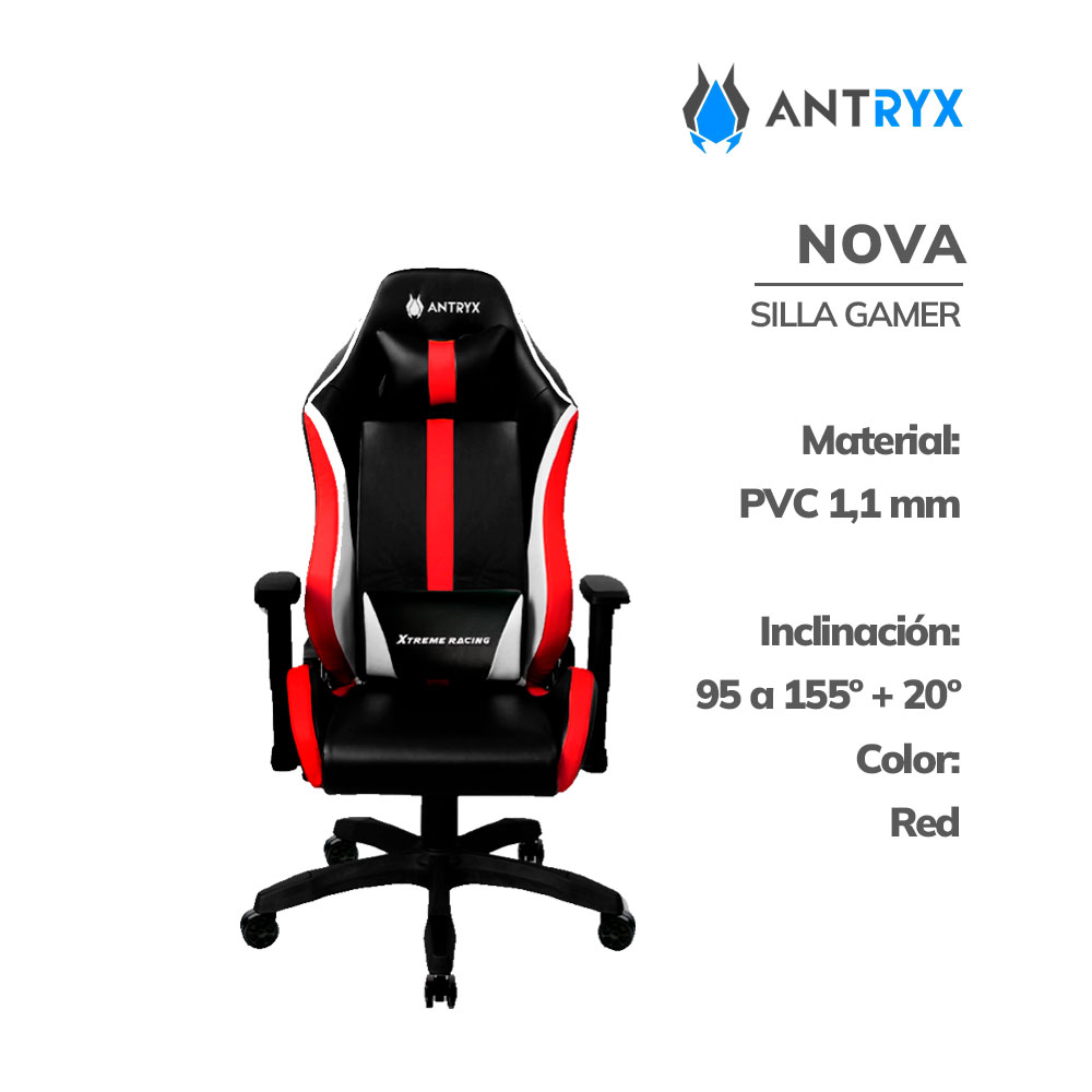silla-gamer-antryx-nova-red-axr-4500-pc-speed Silla Gamer Antryx Nova Red