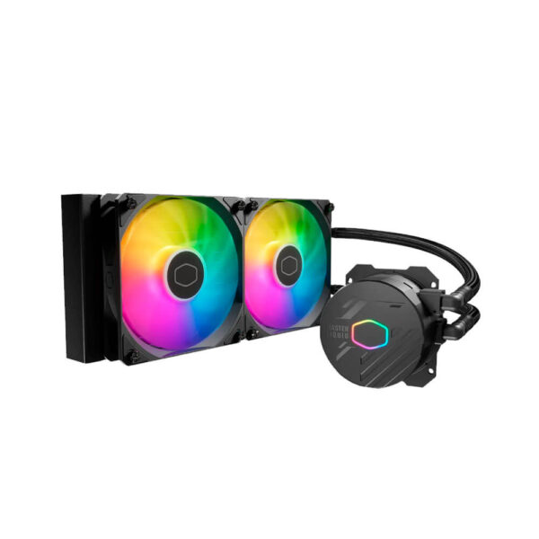 SISTEMA DE ENFRIAMIENTO LIQUIDO 240 COOLER MASTER ML240L CORE ARGB BLACK (MLW-D24M-A18PZ-R1)