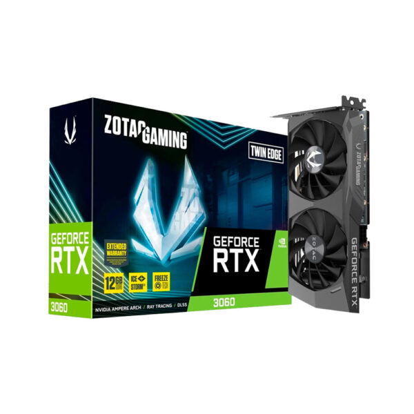 Tarjeta de Video Zotac RTX 3060 12GB GDDR6 Twin Edge (ZT-A30600E-10M)