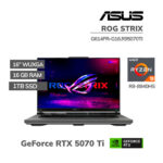 LAPTOP GAMER ASUS ROG STRIX G614PR-G16.R95070TI RYZEN 9-8940HX 16GB 1TB SSD GEFORCE RTX 5070 TI 12GB 16 WUXGA 165HZ WINDOWS 11