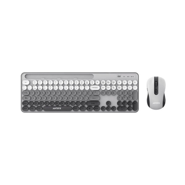 KIT ANTRYX WS-970 GRAY WIRELESS (ASC-WS970GY) | TECLADO + MOUSE