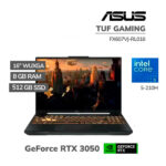 LAPTOP GAMER ASUS TUF FX607VJ-RL016 5-210H 8GB 512GB SSD GEFORCE RTX 3050 6GB 16 WUXGA FREEDOS (90NR0MZ6-M000P0)