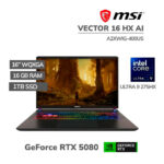 Laptop Gamer Msi Vector 16 Hx Ai Intel Core Ultra 9-275Hx 16Gb 1Tb Ssd T. Video Nvidia Geforce Rtx 5080 16Gb 16” WQXGA Windows 11 Home (A2Xwig-400Us)