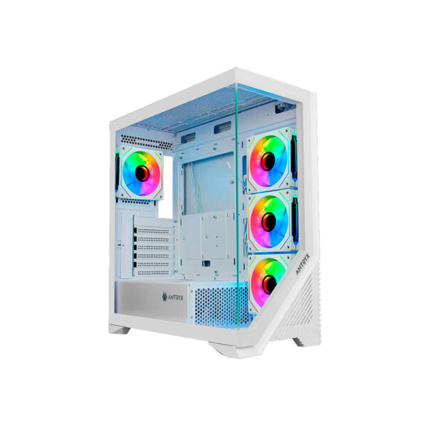 CASE ANTRYX FX 650 WHITE ( AC-FX650W ) S/FUENTE | PANEL VIDRIO | LED-ARGB