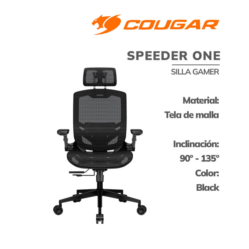 silla-gamer-cougar-speeder-one-3mspdgrb.0001-pc-seed SILLA GAMER COUGAR SPEEDER ONE (3MSPDGRB.0001)