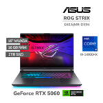 LAPTOP GAMER ASUS ROG STRIX G16 G615JMR-DS94 I9-14900HX 16GB DDR5 1TB SSD GEFORCE RTX 5060 8GB 16 WUXGA 165HZ WINDOWS 11 (90NR0LB1-M000N0)