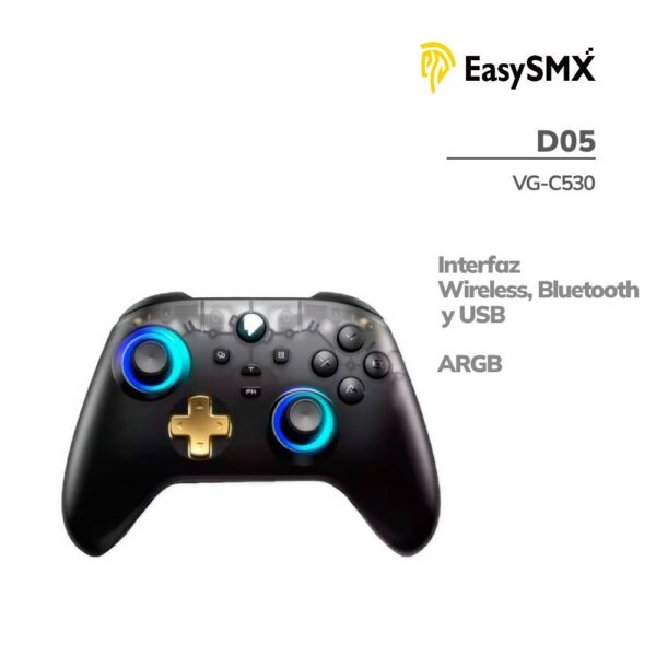 gamepad-easysmx-d05-black-argb-wireless-bt-usb-c-vg-c530