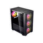 CASE GAMER HALION RAGNAROK 321 550W BLACK 4X12 ARGB MALLA