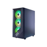 CASE GAMER HALION TORNADO-03 ( TORNADO 03 ) 600W | VIDRIO TEMPLADO | 4 LED-ARGB
