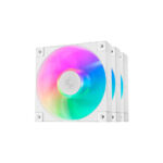 COOLER PARA CASE DEEP COOL FD12 WHITE ( R-FD12-WHAPN3-G ) PACK 3 - 120MM | LED-ARGB
