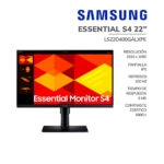 Monitor Samsung LS22D400GALXPE 22 Essential S4 IPS FHD 100Hz/5ms