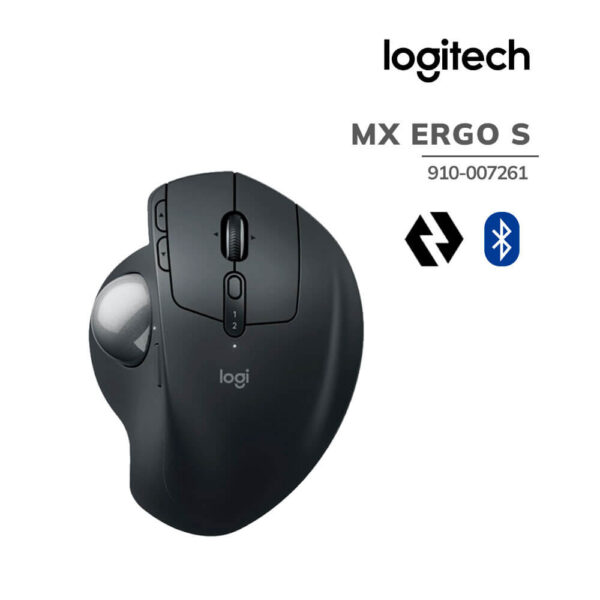 MOUSE LOGITECH MX ERGO S (910-007261) BLUETOOTH| TRACKBALL| BLACK