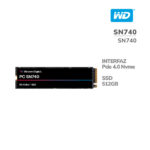Disco Solido SSD Western Digital 512GB ( SN740 ) PCIe NVME | OEM