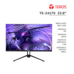 MONITOR GAMER TEROS 23.8 (TE-2417S) PANEL IPS | 144HZ - 1MS | HDMI - DP