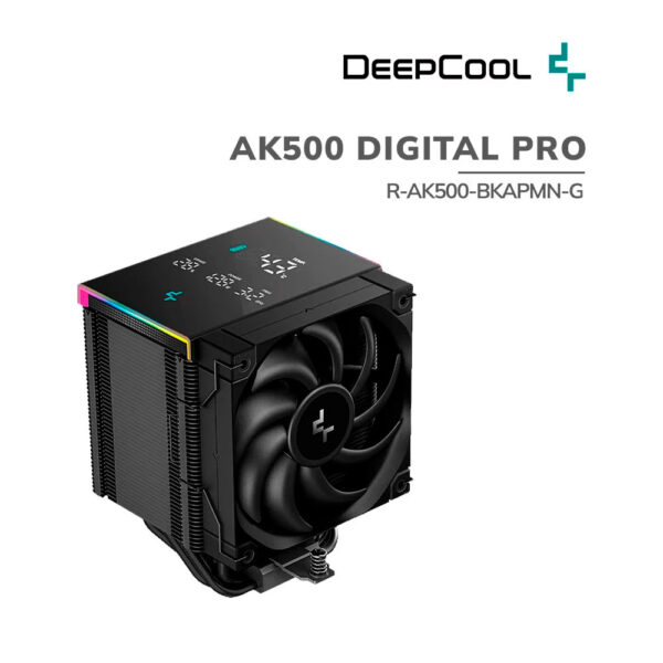 cooler para procesador deepcool ak500 digital pro-ak500-bkapmn-pc-speed