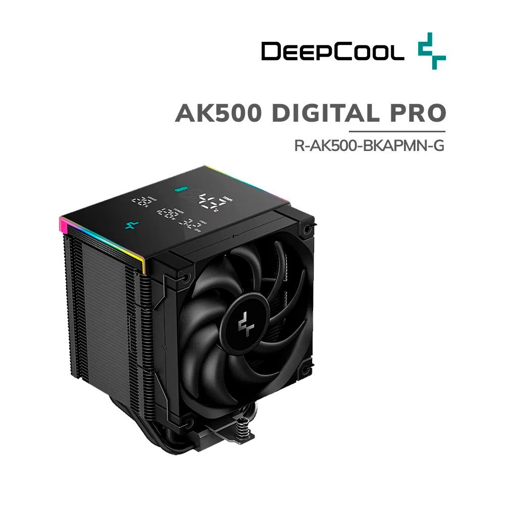 cooler-para-procesador-deepcool-ak500-digital-pro-ak500-bkapmn-0-pc-speed cooler para procesador deepcool ak500 digital pro-ak500-bkapmn-pc-speed