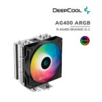 COOLER PARA PROCESADOR DEEPCOOL GAMMAXX AG400 ARGB (R-AG400-BKANMC-G-1) LED-ARGB