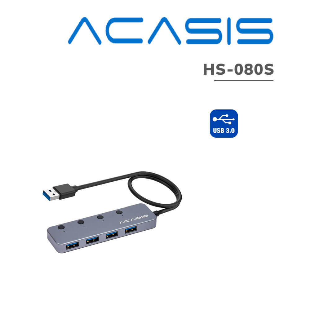 hub-usb-acasis-4-en-1-hs-080s-4-usb-3.0-pc-speed HUB USB ACASIS 4 EN 1 ( HS-080S ) 4 USB 3.0