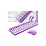 KIT ANTRYX WS970 PURPLE ( ASC-WS970PE ) TECLADO + MOUSE | WIRELESS