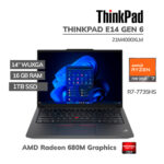 LAPTOP LENOVO THINKPAD E14 GEN 6 RYZEN 7-7735HS 16GB 1TB SSD 14 WUXGA WINDOWS 11 PRO (21M4000XLM)
