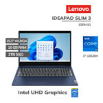 LAPTOP LENOVO IDEAPAD SLIM 3 15IRH10 I7-13620H 16GB DDR5 1TB SSD 15.3" WUXGA FREEDOS ( 83K100NALM )