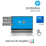 LAPTOP HP 15-FD0152LA CORE 5-120U 8GB 512GB SSD 15.6 FHD TOUCH SCREEN FREEDOS ( B9TS2LA-ABM )