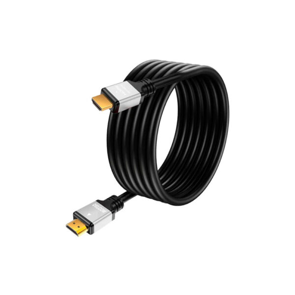 CABLE HDMI DELCOM 3 MTS V2.0 ( UHD-003 ) CABEZA DE ALUMINIO | BLISTER
