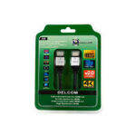 CABLE HDMI DELCOM 3 MTS V2.0 ( UHD-003 ) CABEZA DE ALUMINIO | BLISTER