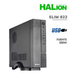 CASE SLIM HALION 822 ( S822 ) 350W | USB-C | NEGRO