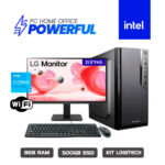 COMPUTADORA POWERFUL INTEL I3 12100 H610M 8GB 500GB SSD 21.5" FHD