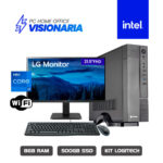 Computadora Visionaria Intel I7 12700 H610M 8GB 500GB SSD 21.5" FHD