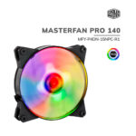 COOLER PARA CASE COOLER MASTER MASTERFAN PRO 140 ( MFY-P4DN-15NPC-R1 ) 140MM | LED-RGB