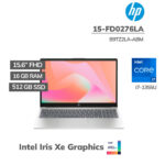 LAPTOP HP 15-FD0276LA I7-1355U 16GB 512GB SSD 15.6 FHD FREEDOS (B9TZ2LA-ABM)