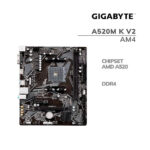 MAINBOARD GIGABYTE A520M K V2 DDR4 (A520M K V2) AM4