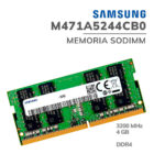 MEMORIA SODIMM SAMSUNG 4GB/3200MHZ DDR4 ( M471A5244CB0 ) OEM