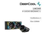 SISTEMA LIQUIDO DEEPCOOL LM240 ( R-LM240-BKDMMC-1 ) PANTALLA 2.4" IPS | LED-ARGB
