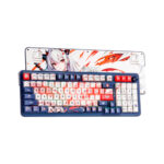 TECLADO GAMER REDRAGON EISA VERSION ANIME (K686AK-RGB-PRO) SWITCH VERDE MENTA| WIRED- WIRELESS- BT| LED RGB